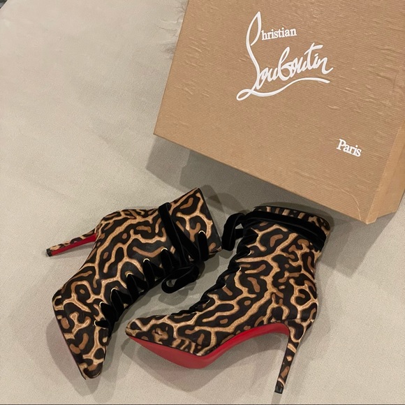 NWT❤️Christian Louboutin❤️Circus Nana 100 Pony Boots - Picture 3 of 12